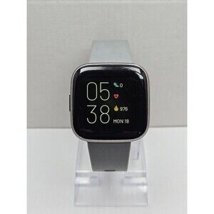 Fitbit Versa 2 Smartwatch Gray 40mm Alexa WR50M Always On Display W/ Charger